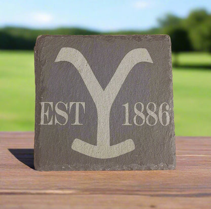 Personalized Slate Drink Coasters