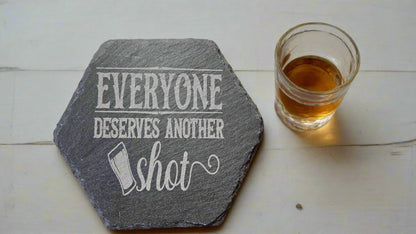 Personalized Slate Drink Coasters