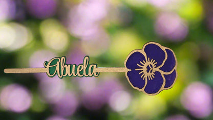 Personalized Scented Wooden Flower